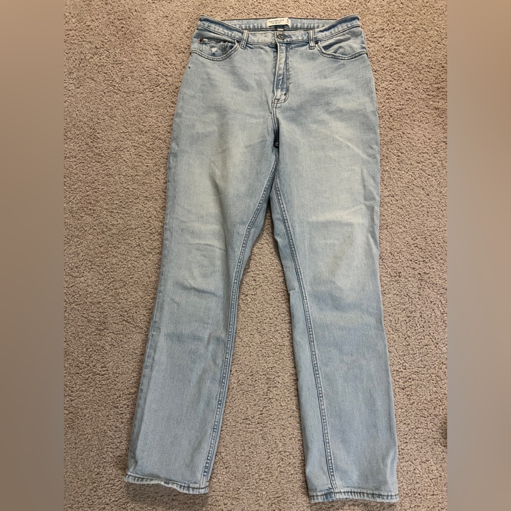 Abercrombie & Fitch 90s slim straight ultra high rise